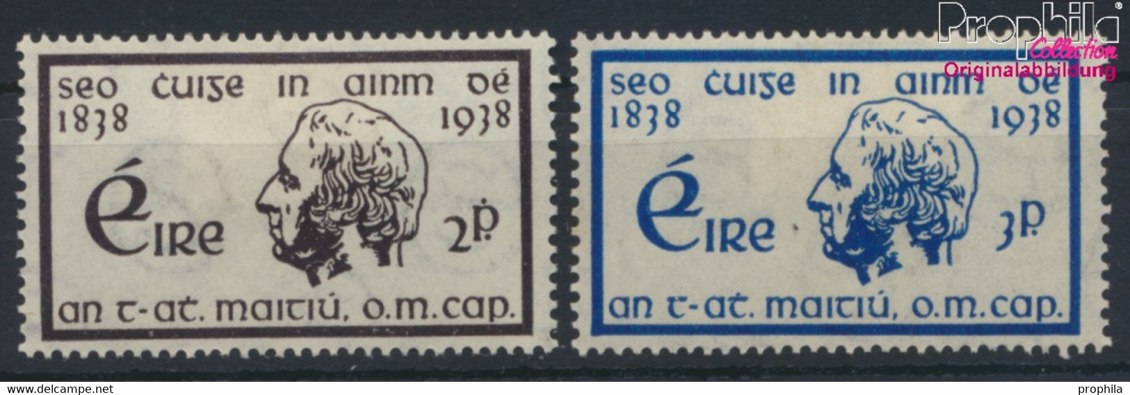 Irland 67-68 (kompl.Ausg.) Mit Falz 1938 Enthaltsamkeit (9931122 - Unused Stamps