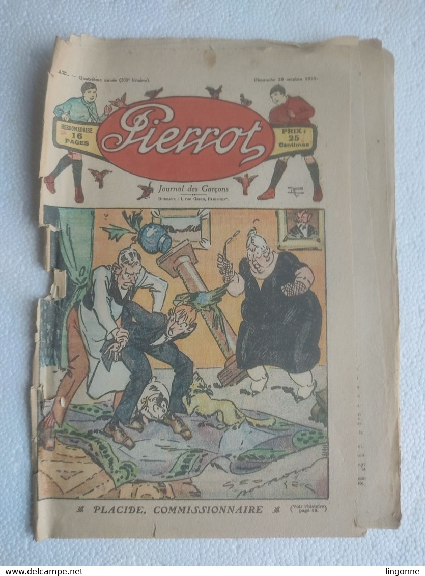 MAGAZINE "PIERROT"  1929 Numéro 42 - Pierrot