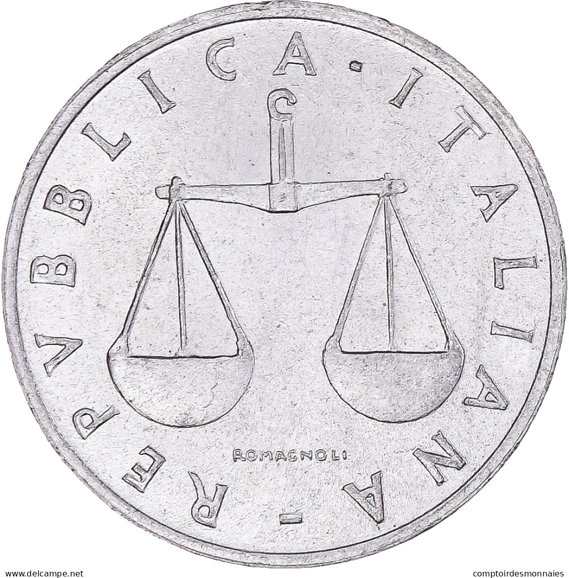 Monnaie, Italie, Lira, 1954, Rome, TTB+, Aluminium, KM:91 - 1 Lire