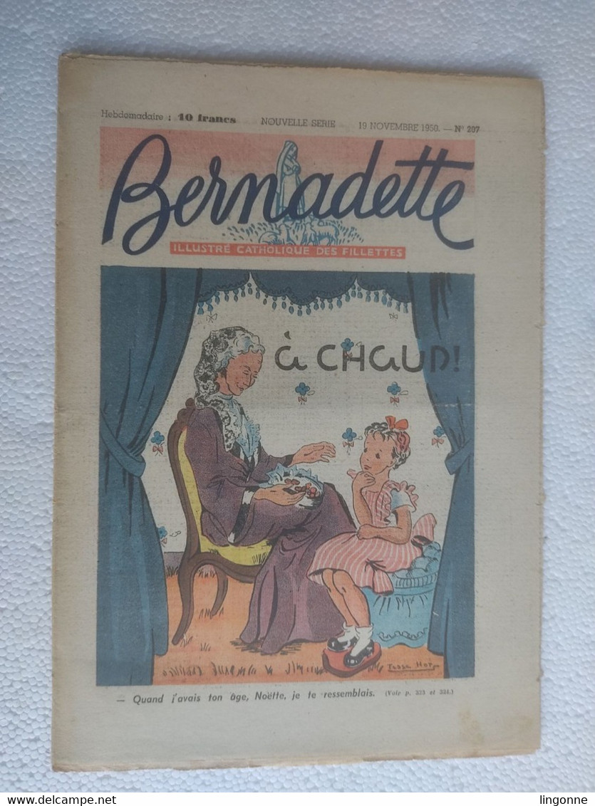 BERNADETTE - Année 1950 Numéro 207 - Bernadette