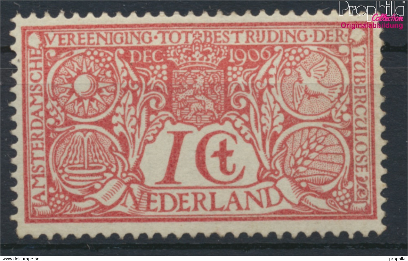 Niederlande 69 Postfrisch 1906 Tuberkulose (9911077 - Ungebraucht