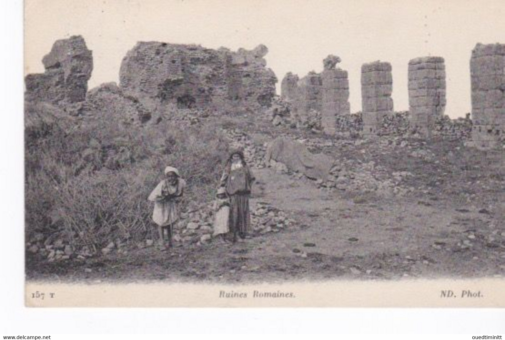 Tunisie 1916 Ruines Romaines, Bédouins. - Tunisie