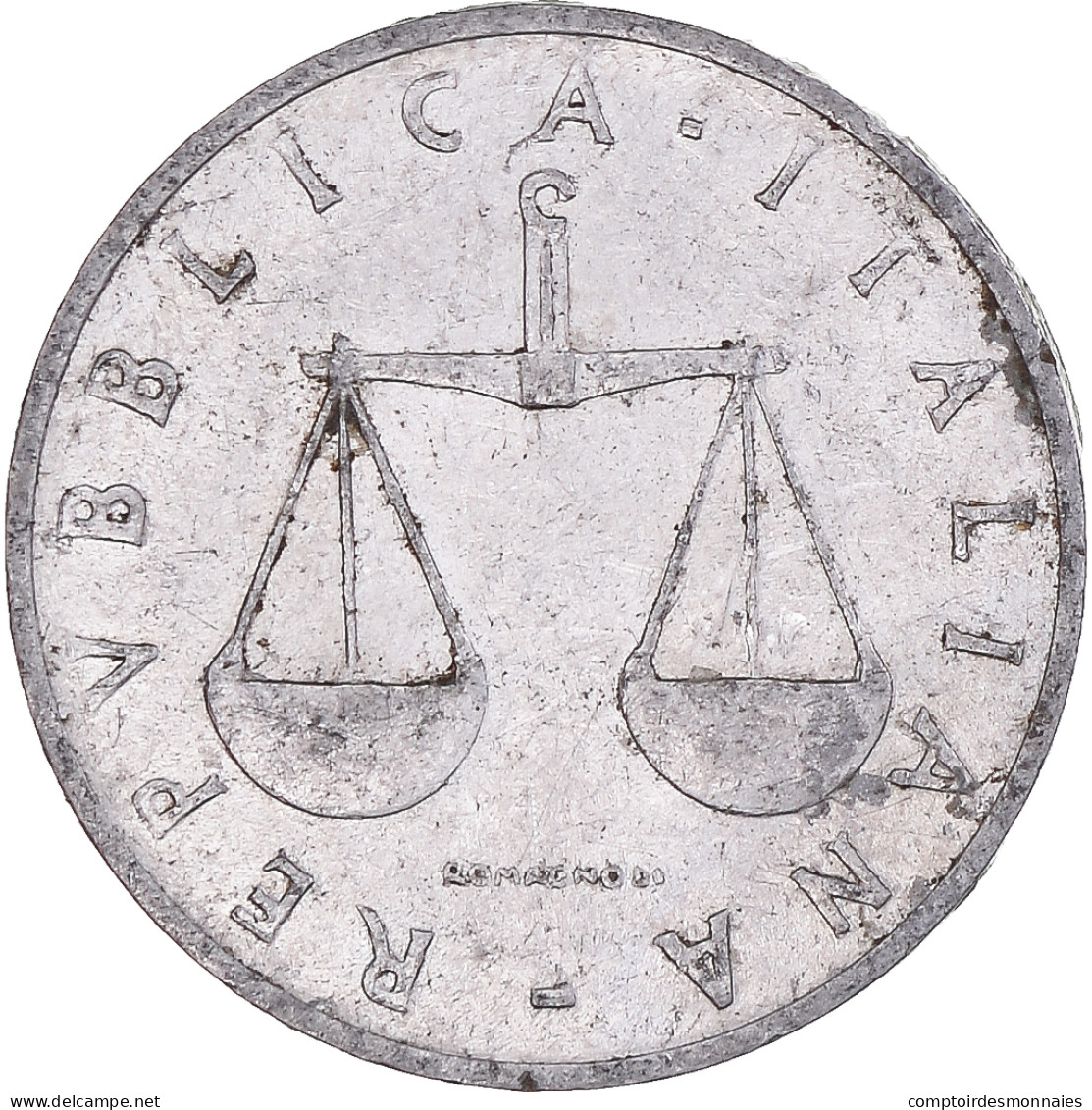 Monnaie, Italie, Lira, 1954, Rome, TB, Aluminium, KM:91 - 1 Lira