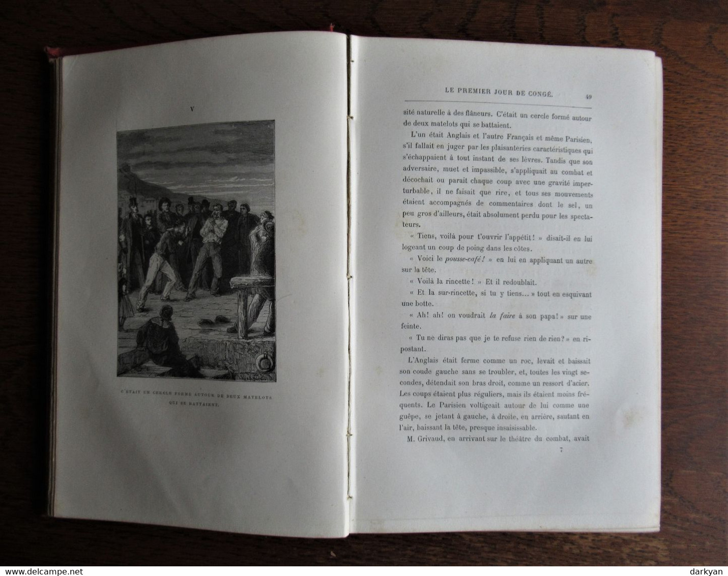 André Laurie - La vie de collège en Angleterre - cartonnage Hetzel 1882