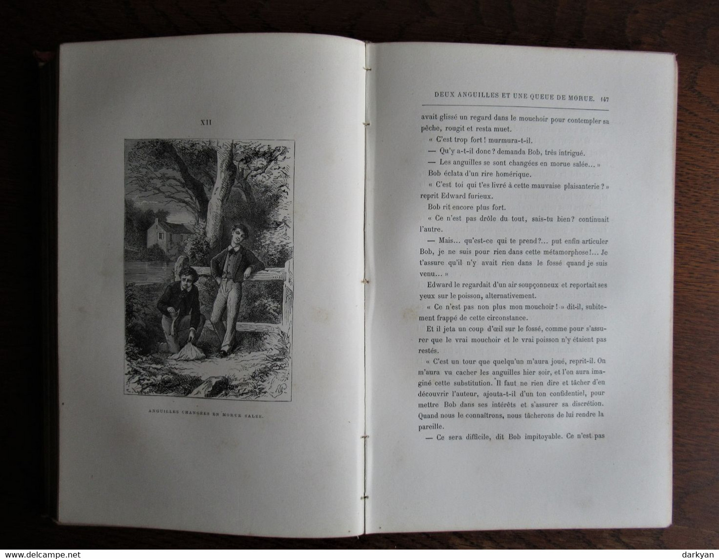 André Laurie - La vie de collège en Angleterre - cartonnage Hetzel 1882