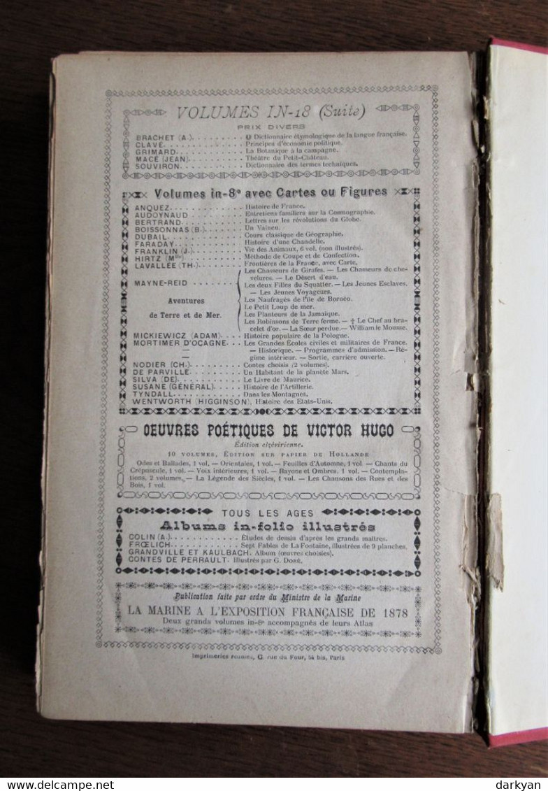 André Laurie - La vie de collège en Angleterre - cartonnage Hetzel 1882