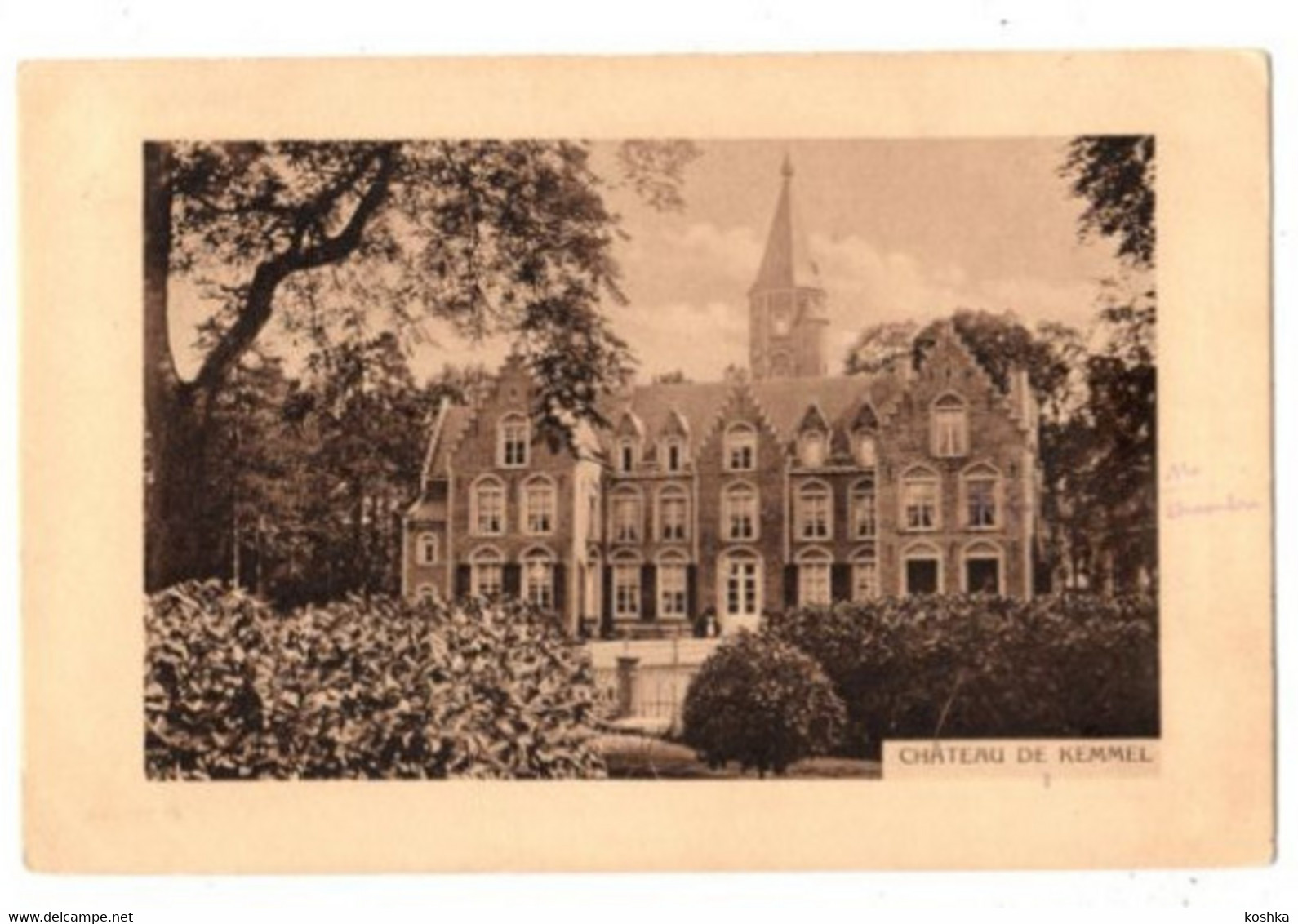 KEMMEL - Château - Kasteel - Niet Verzonden - Uitgave Florimond Bartier - Heuvelland