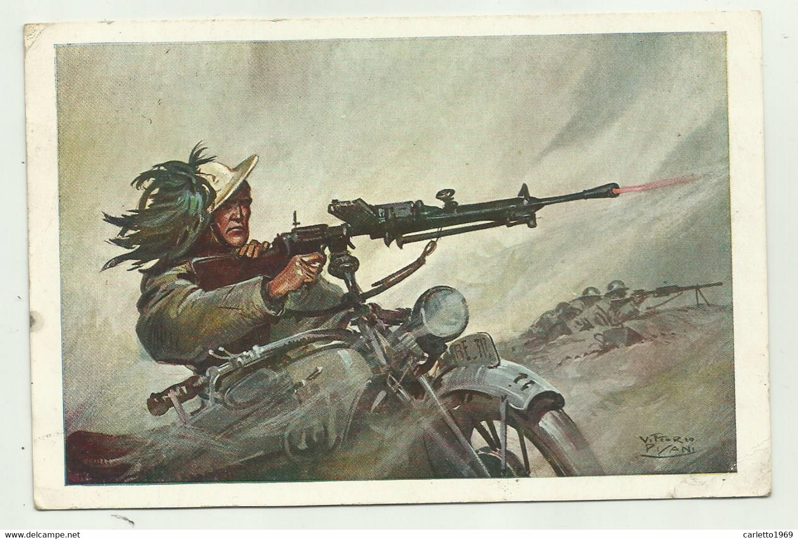 REGGIMENTO BERSAGLIERI AFRICA ORIENTALE ILLUSTRATA VITTORIO PISANI - MACALLE' 1935  - VIAGGIATA FG - Regiments