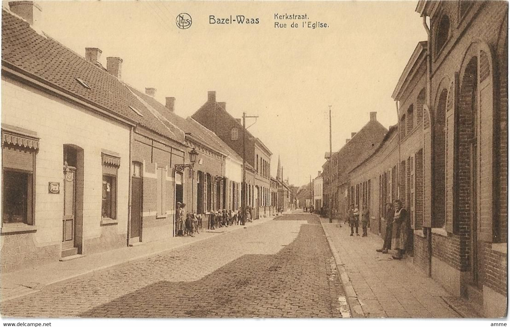 Bazel-Waas  *  Kerkstraat - Rue De L'Eglise - Kruibeke