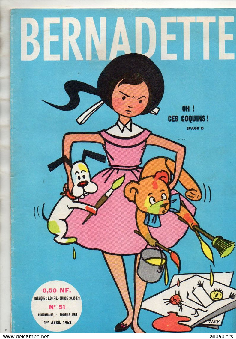 Bernadette N°51 Ben-Hur - 1er Avril Poisson D'avril - Jean Des érables - La Réunion Ou île Bourbon...de 1962 - Bernadette
