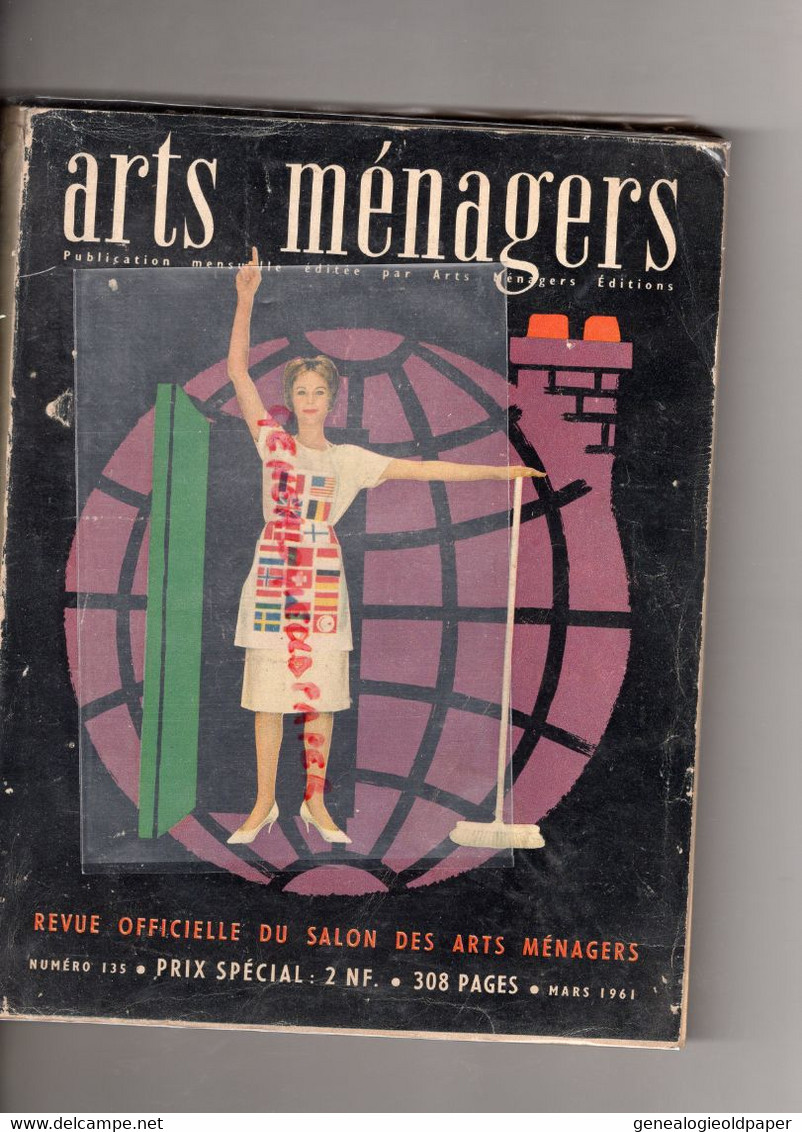 75-PARIS LA DEFENSE-REVUE OFFICIELLE SALON ARTS MENAGERS MARS 1961- - House & Decoration