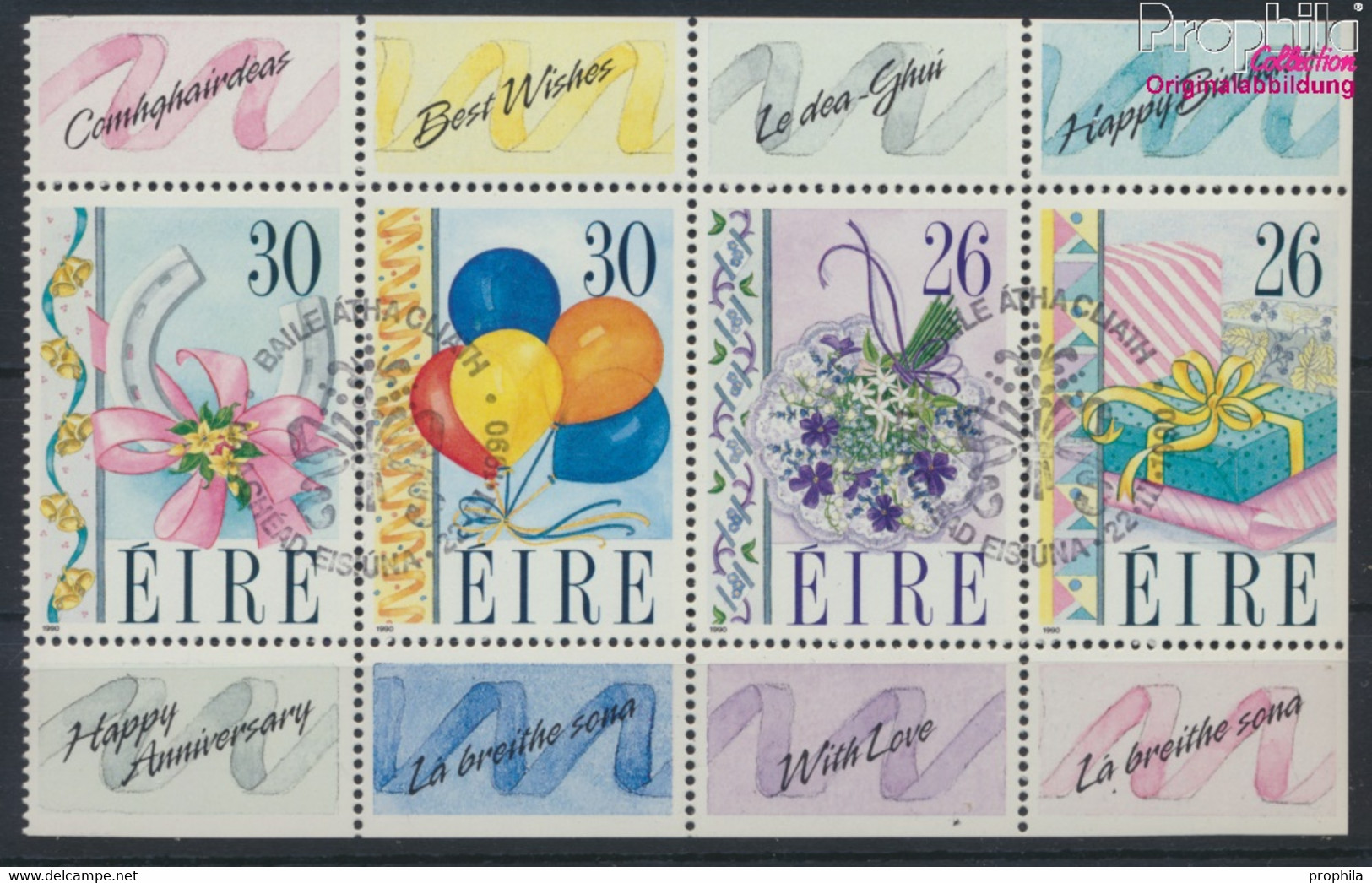 Irland 708-711 (kompl.Ausg.) Gestempelt 1990 Grußmarken (9931141 - Used Stamps