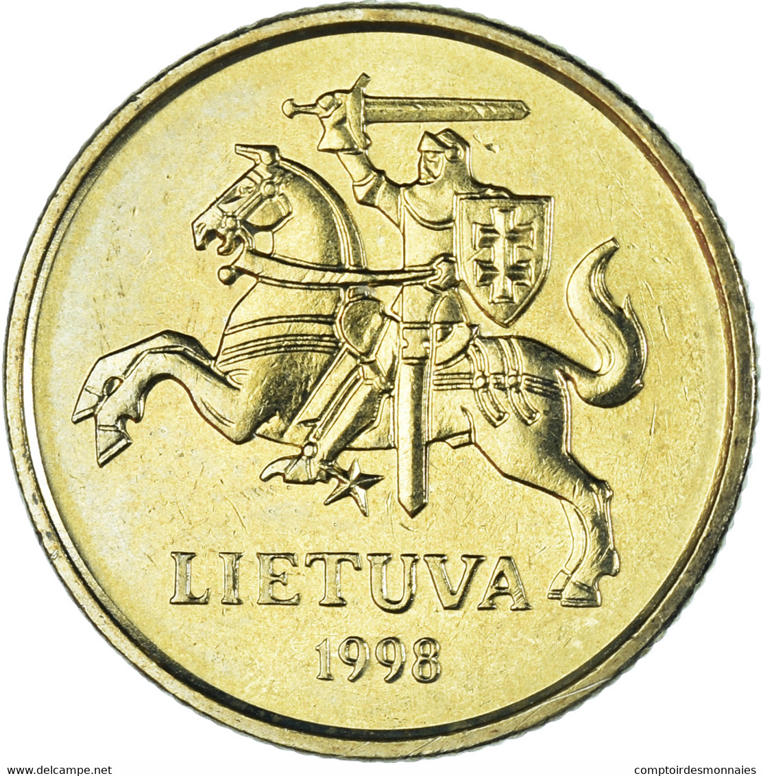 Monnaie, Lituanie, 20 Centu, 1998, SUP, Nickel-Cuivre, KM:107 - Lituania