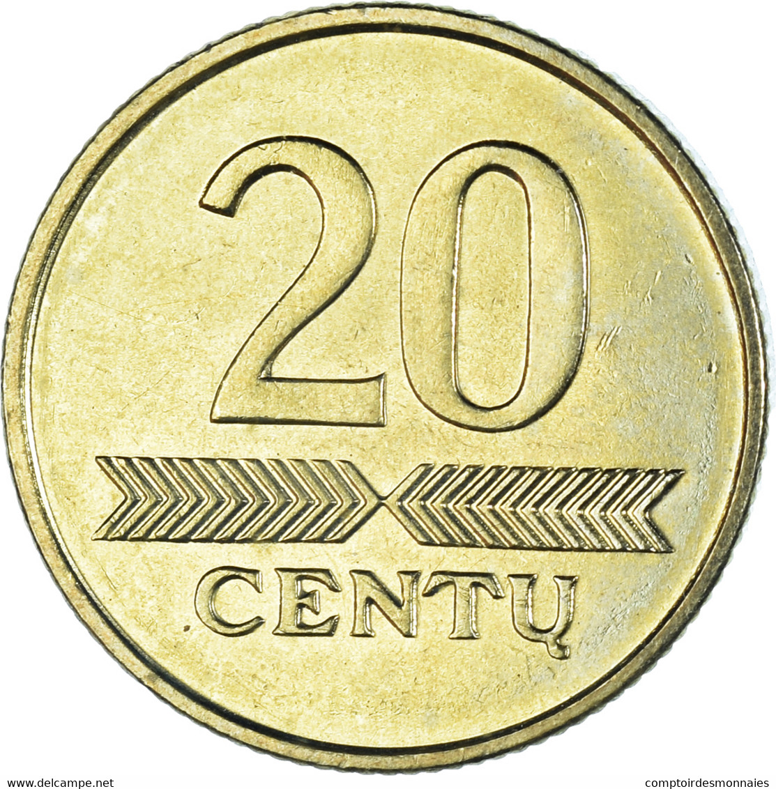 Monnaie, Lituanie, 20 Centu, 1998, SUP, Nickel-Cuivre, KM:107 - Lituanie