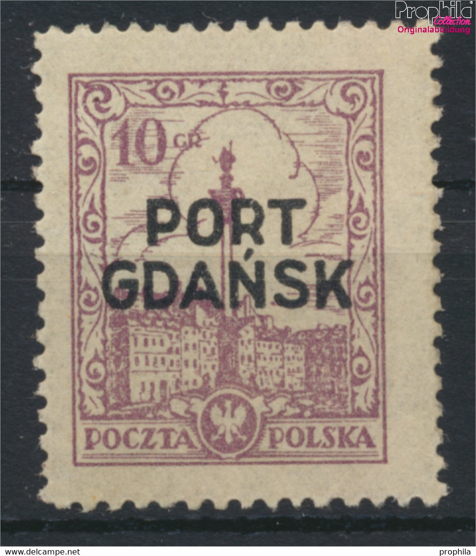 Polnische Post Danzig 13 Postfrisch 1926 Aufdruckausgabe (9910690 - Port Gdansk