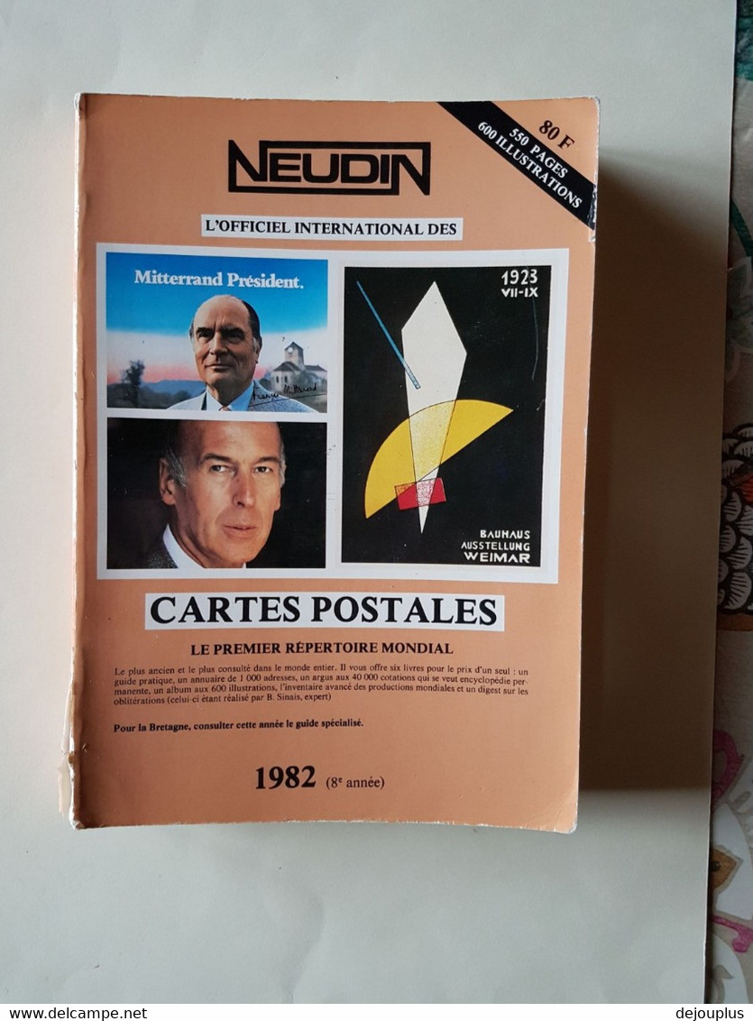 CATALOGUE  NEUDIN  1982 - Bücher & Kataloge