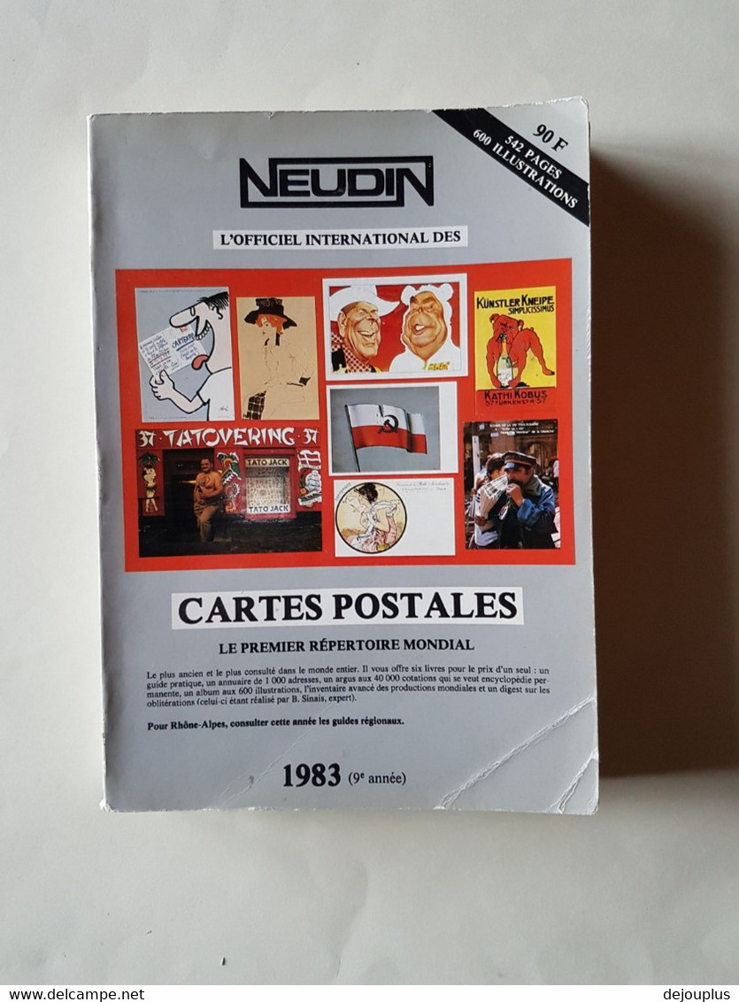 CATALOGUE  NEUDIN  1983 - Libri & Cataloghi