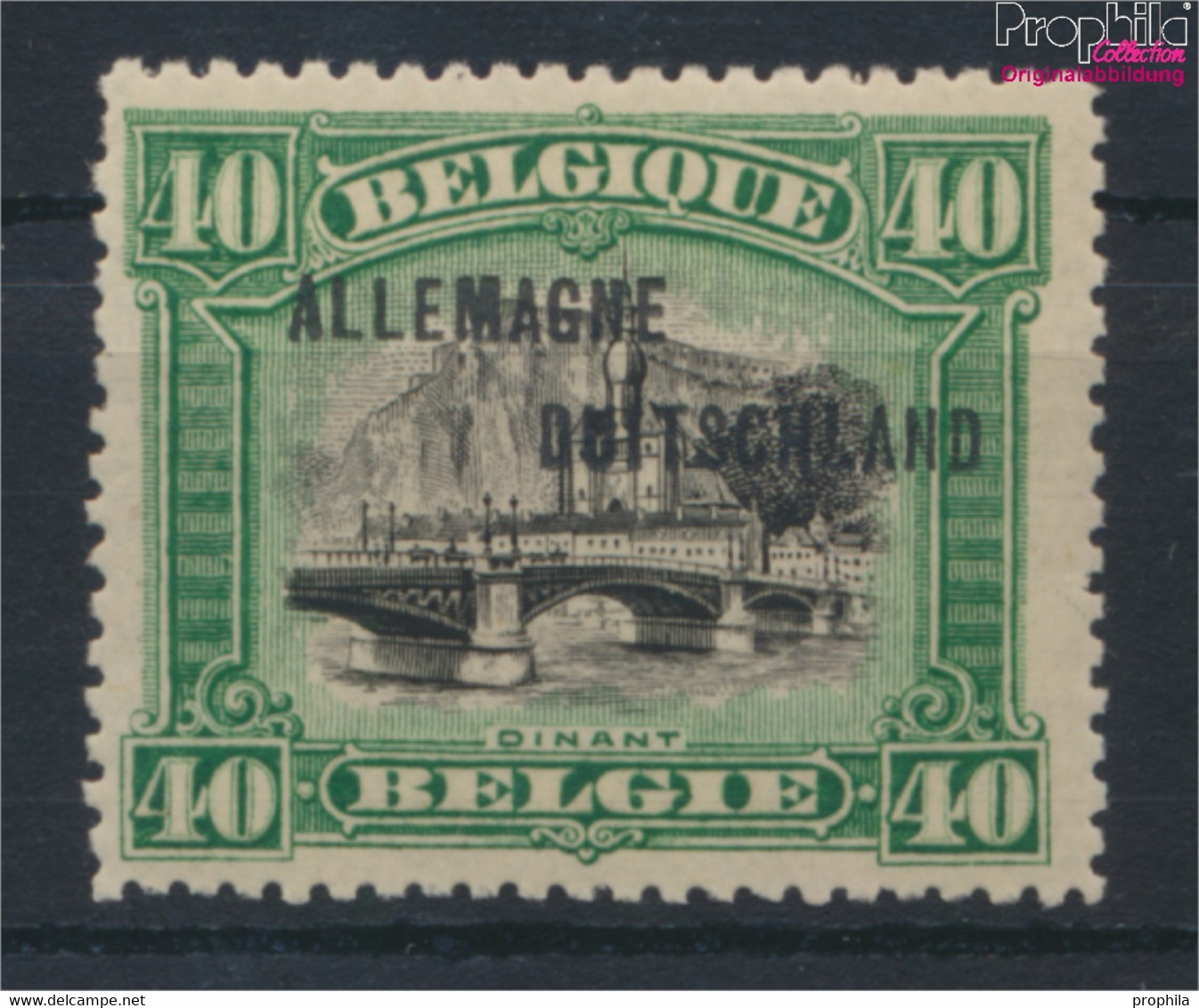 Belgische Post Rheinland 9 Postfrisch 1919 Albert I. (9917169 - Occupazione Tedesca