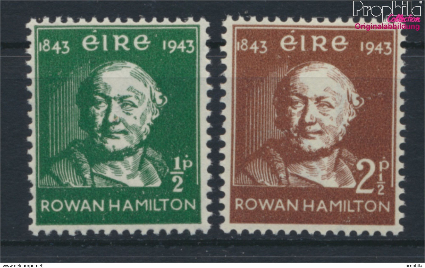 Irland 91-92 (kompl.Ausg.) Postfrisch 1943 Hamilton (9923271 - Unused Stamps