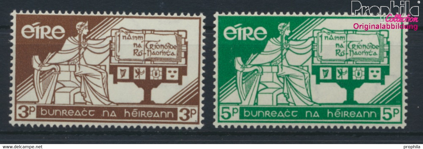 Irland 140-141 (kompl.Ausg.) Postfrisch 1958 Verfassung (9923259 - Ungebraucht