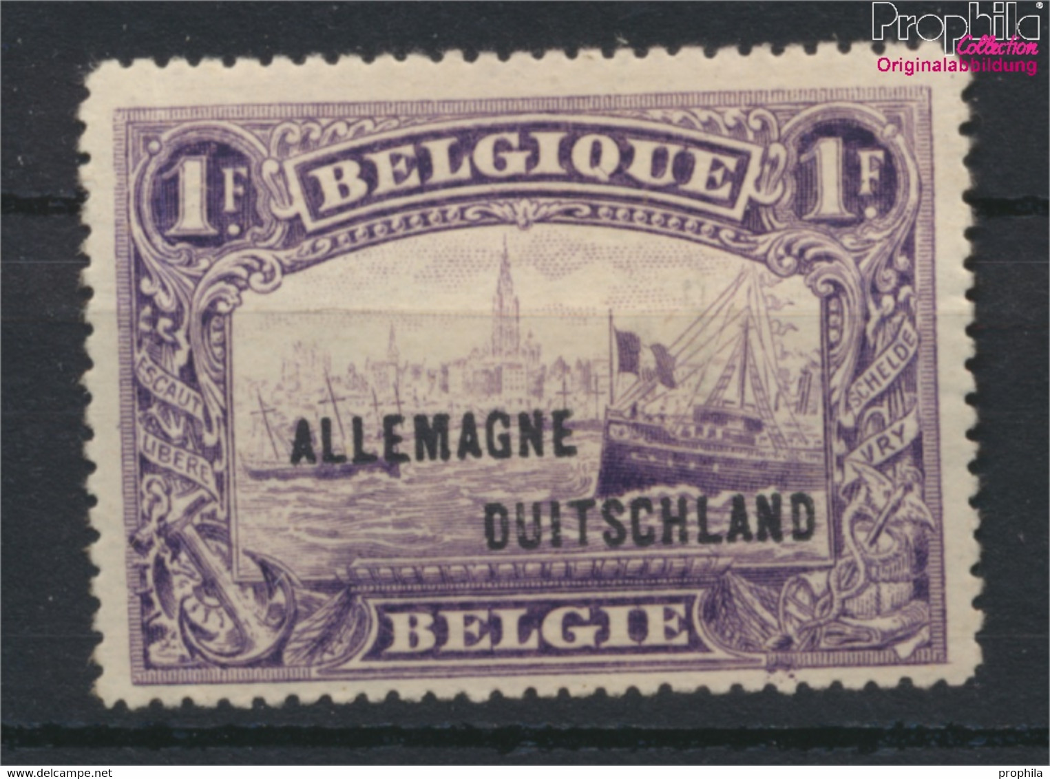 Belgische Post Rheinland 11II A Mit Falz 1919 Albert I. (9910578 - Deutsche Besatzung