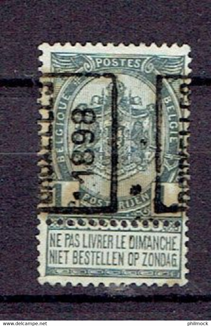 Préo - Voorafgestempelde Zegels 141A - Bruxelles 1898 Timbre N°53 - Roller Precancels 1894-99