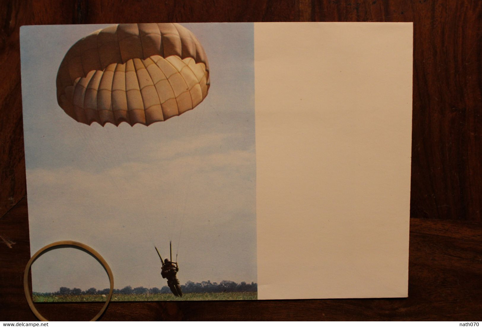 Enveloppe Photo 1980's 11e DP Parachutiste RCP RPIMA Militaria Cover Non Utilisée Neuve - Autres & Non Classés