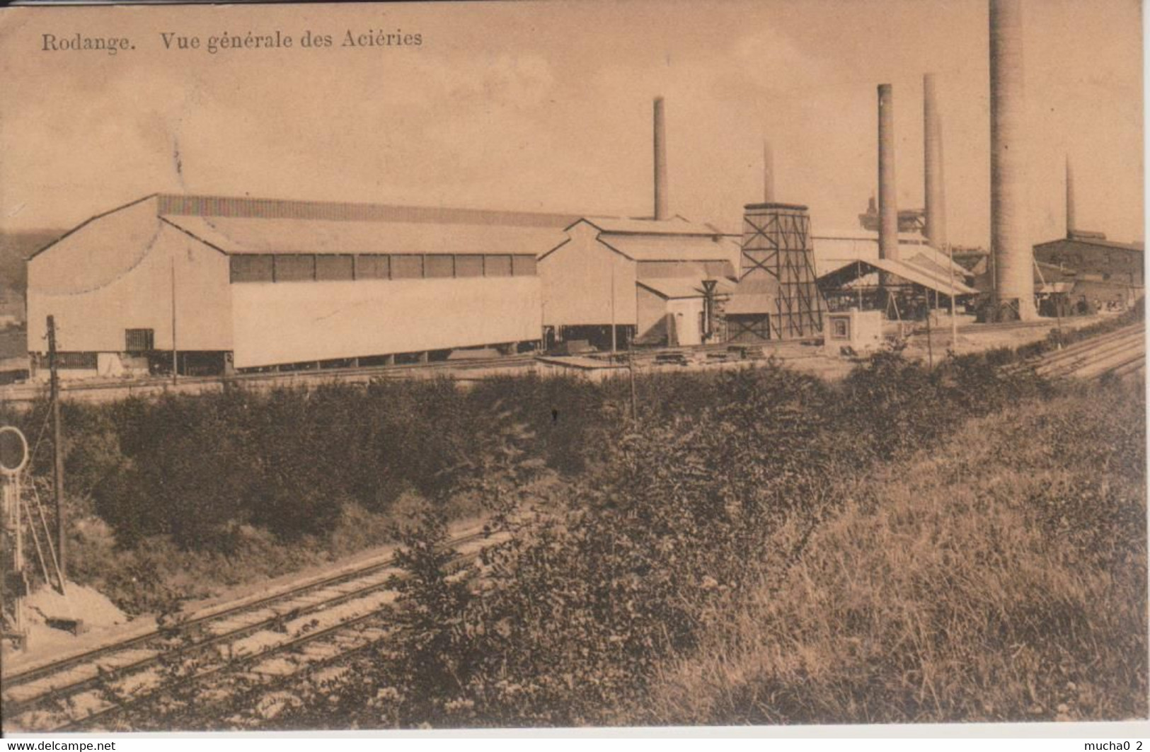 RODANGE - VUE GENERALE DES ACIERIES - Rodange