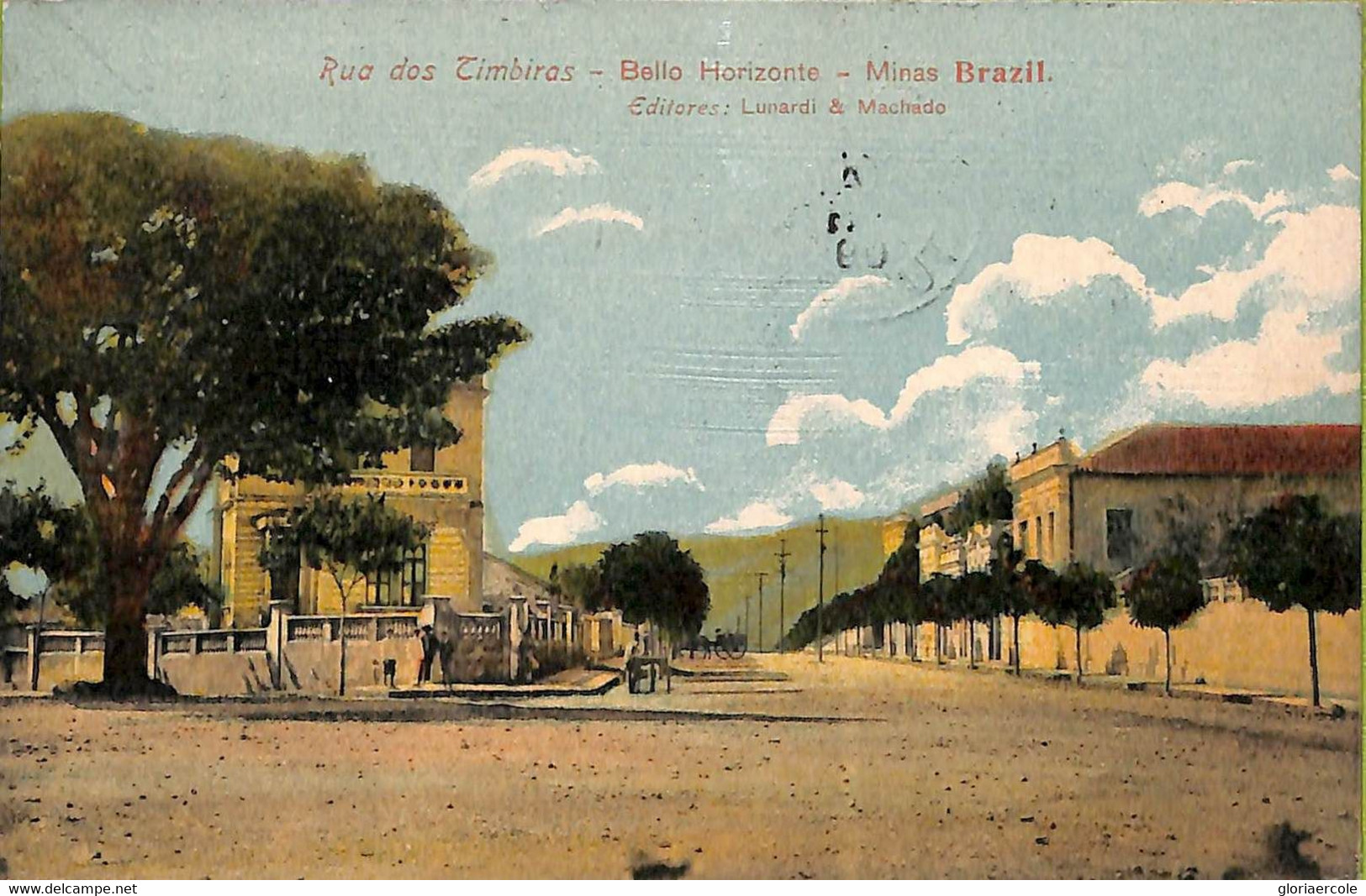 Ac1530 - BRAZIL - VINTAGE POSTCARD  - Belo Horizonte - 1909 - Belo Horizonte