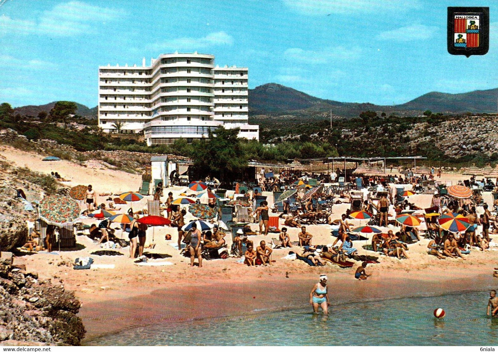 16128   HÔTEL   MALLORCA PORTO COLOMB  CRIQUE MARSAL      Espagne  ( Recto Verso) - Hotels & Restaurants