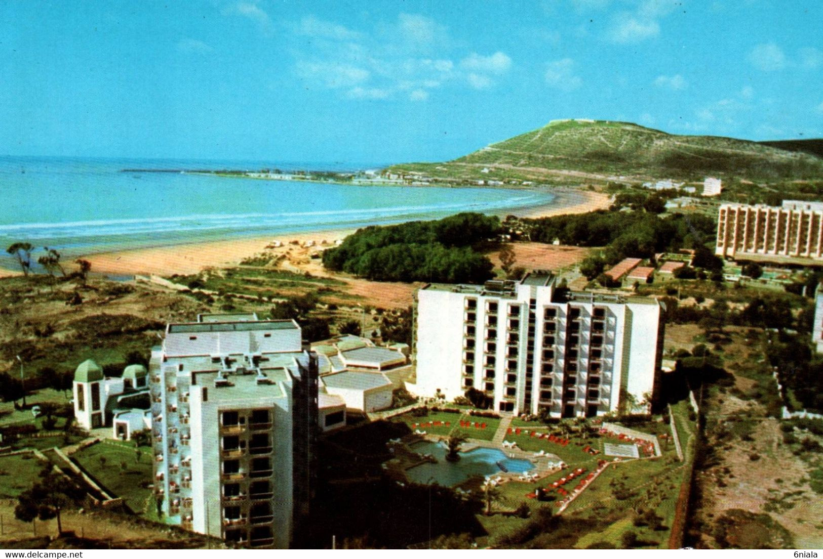 16119   HÔTEL   EUROPA  Vue Panoramique  AGADIR      Maroc  ( Recto Verso) - Hotels & Gaststätten