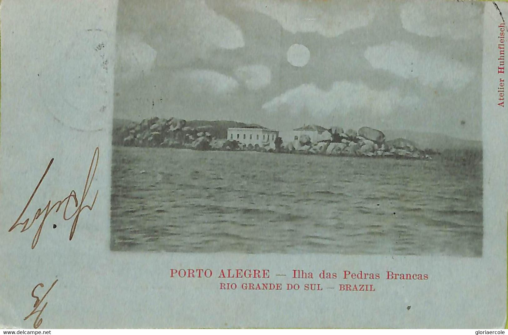 Ac1545 - BRAZIL - VINTAGE POSTCARD  - Porto Alegre - 1901 - Porto Alegre