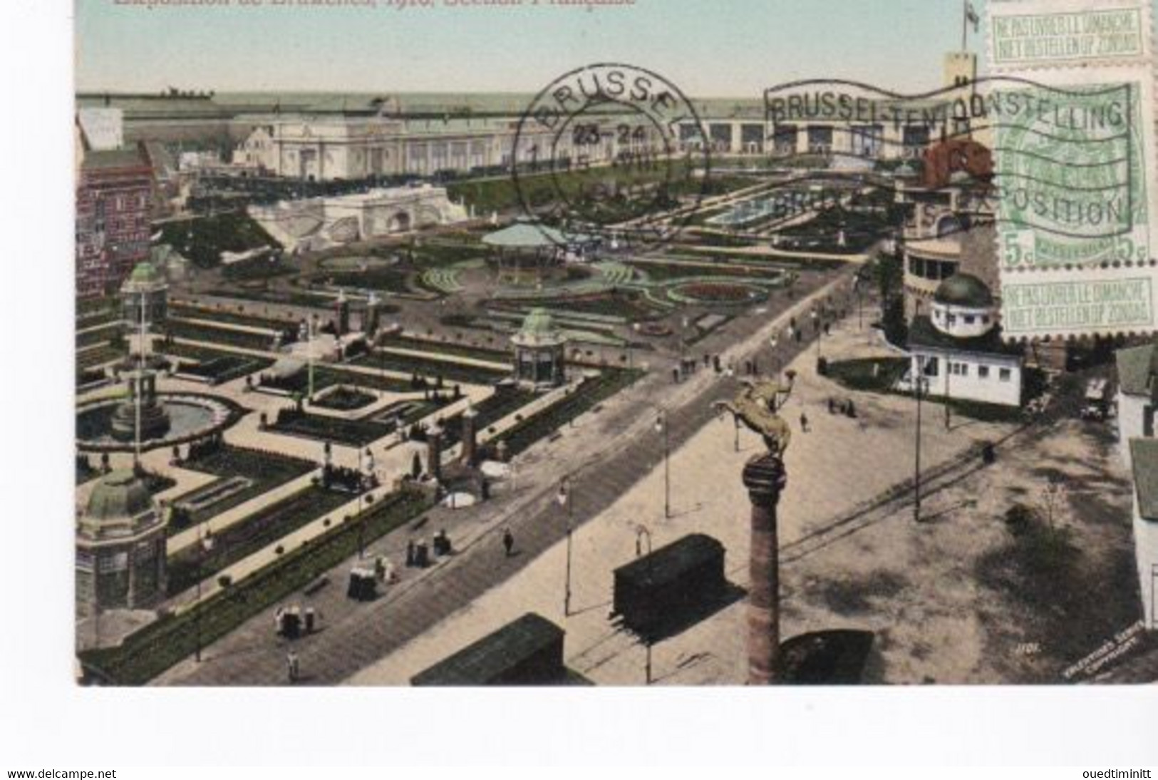 Belgique Bruxelles Exposition De 1910 Section Française - Expositions Universelles