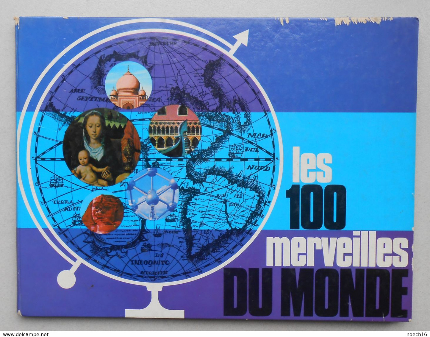 Album Chromos Complet - Les 100 Merveilles Du Monde - Timbre Tintin, Ed. Du Lombard - Albumes & Catálogos