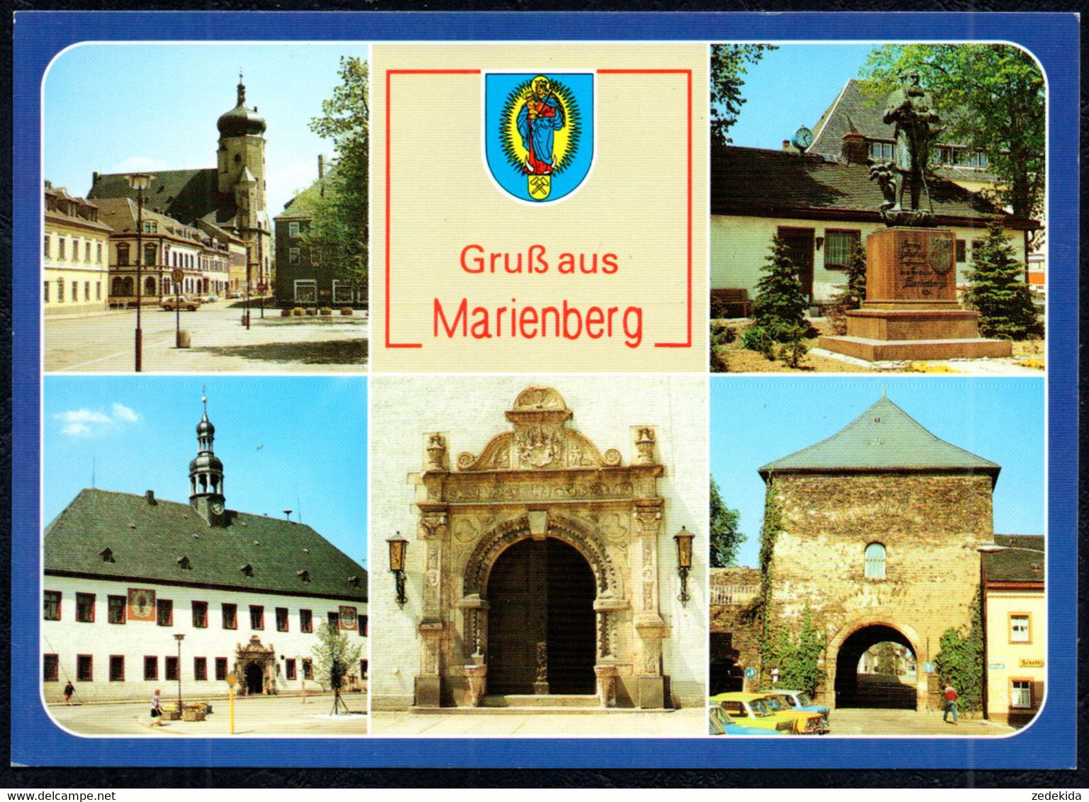 G0926 - TOP Marienberg - Bild Und Heimat Reichenbach Qualitätskarte - Marienberg