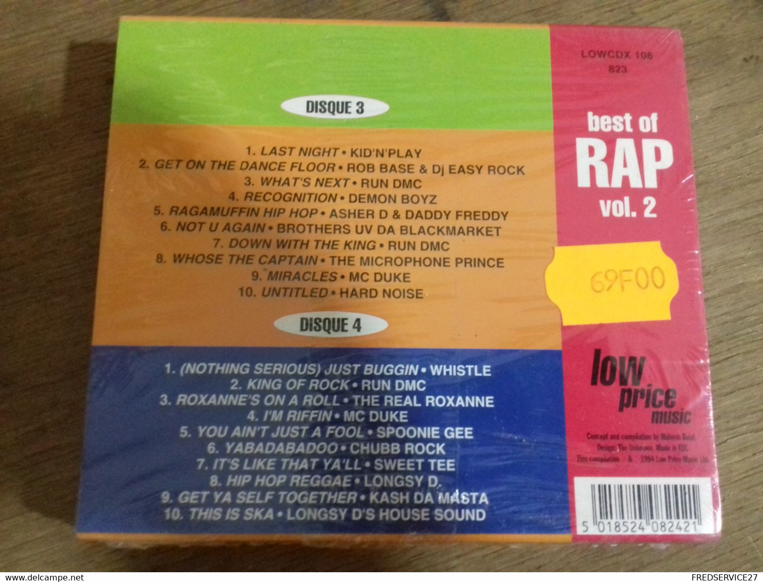 56  //   COFFRET  2 CD   THE BEST OF RAP  VOLUME 2 - Rap & Hip Hop