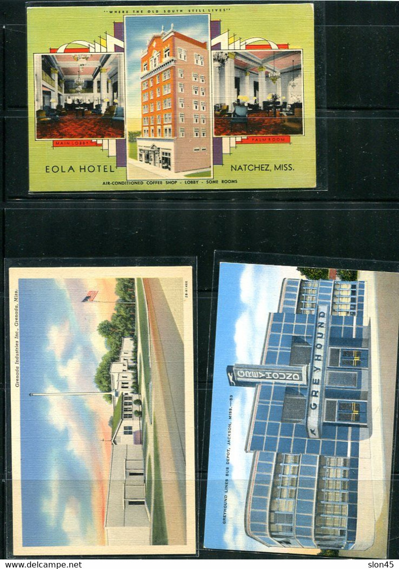 USA  6 Postal Cards LA See Description Unused 14407 - Andere & Zonder Classificatie