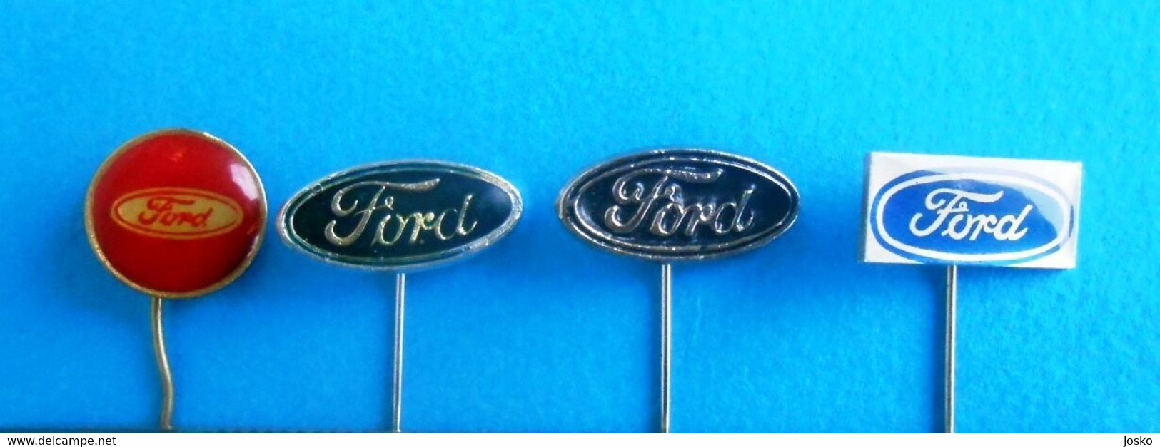 FORD - Lot Of 4. Vintage Pins * Usa Car Automobile United States Of America Cars Automobil Auto - Ford