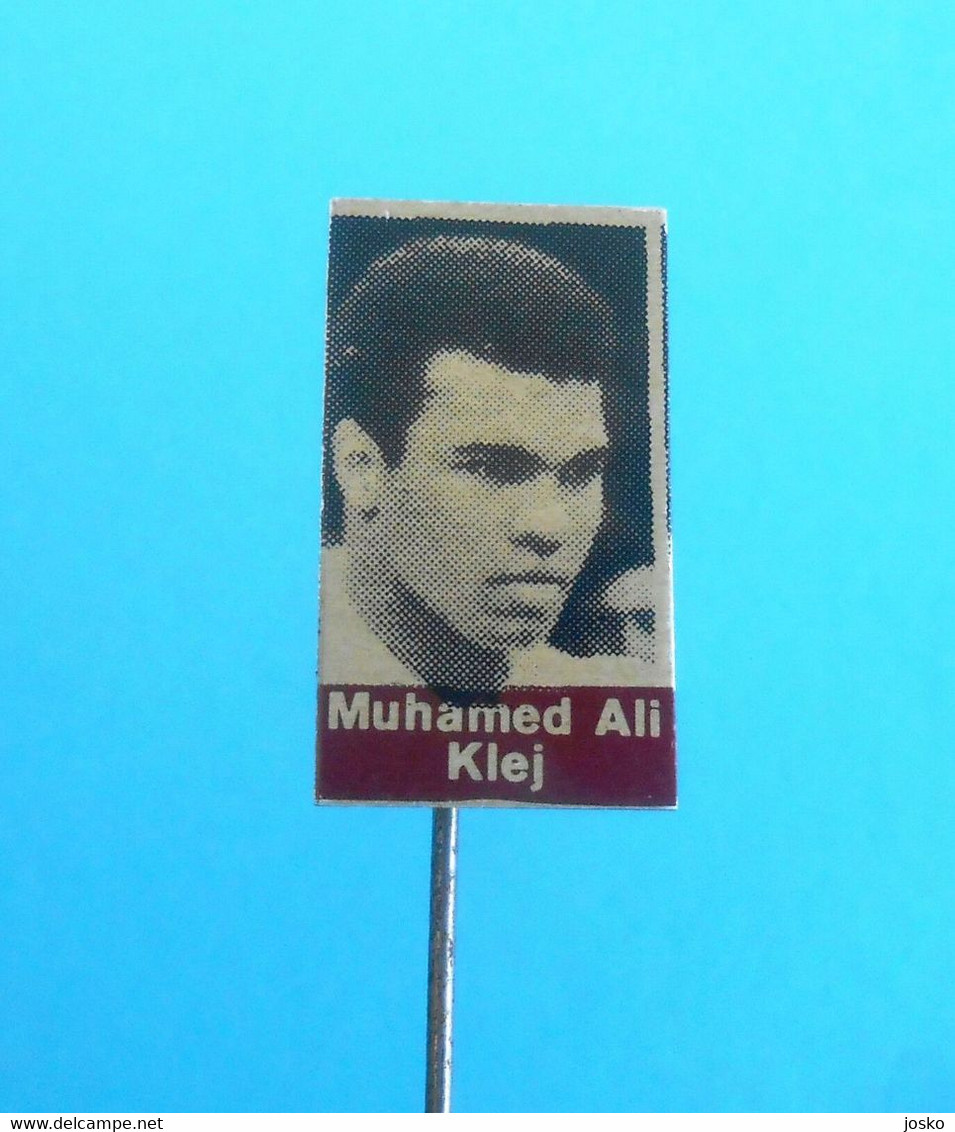 MUHAMMAD ALI - CASSIUS CLAY ... Old Pin Badge * Boxing Boxe Boxeo Boxen Pugilato Abzeichen Spilla Anstecknadel USA - Abbigliamento, Souvenirs & Varie