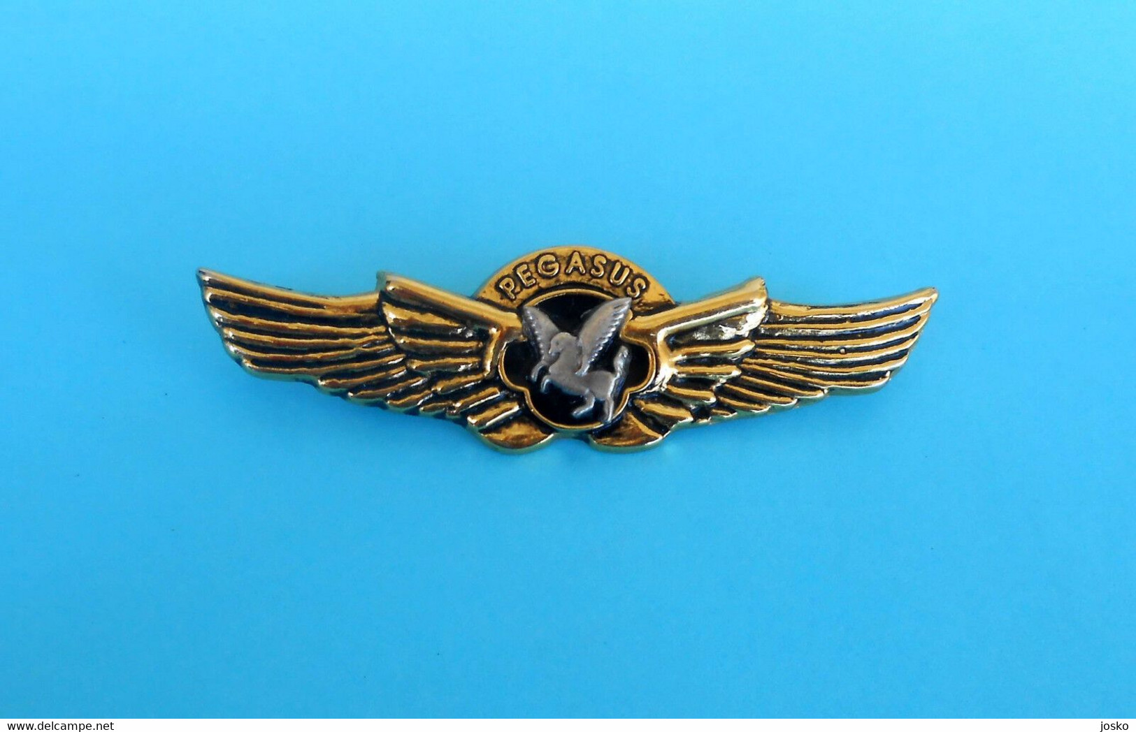 PEGASUS AIRLINES (TurkeyAirline)  -- Old Rare Large Pilot Wings Badge * Airline Airways Plane Avion - Crew-Abzeichen