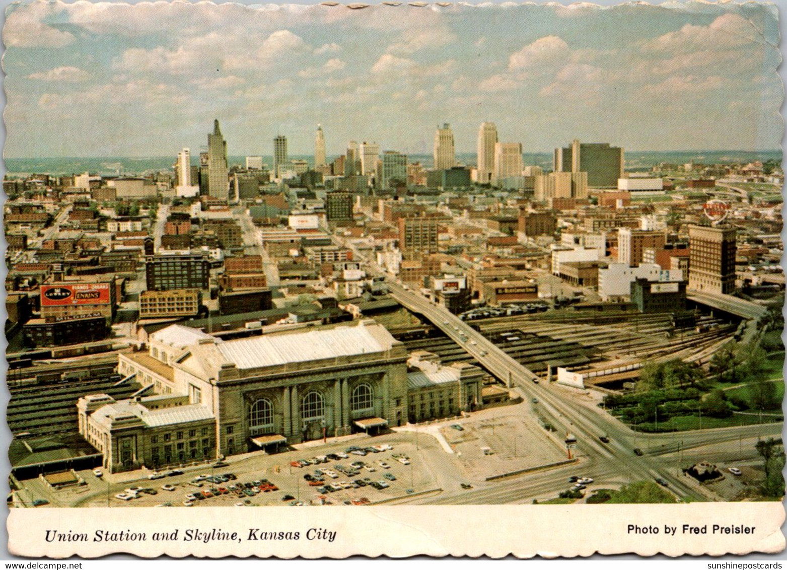Missouri Kansas City Union Station Ans Skyline 1973 - Kansas City – Missouri