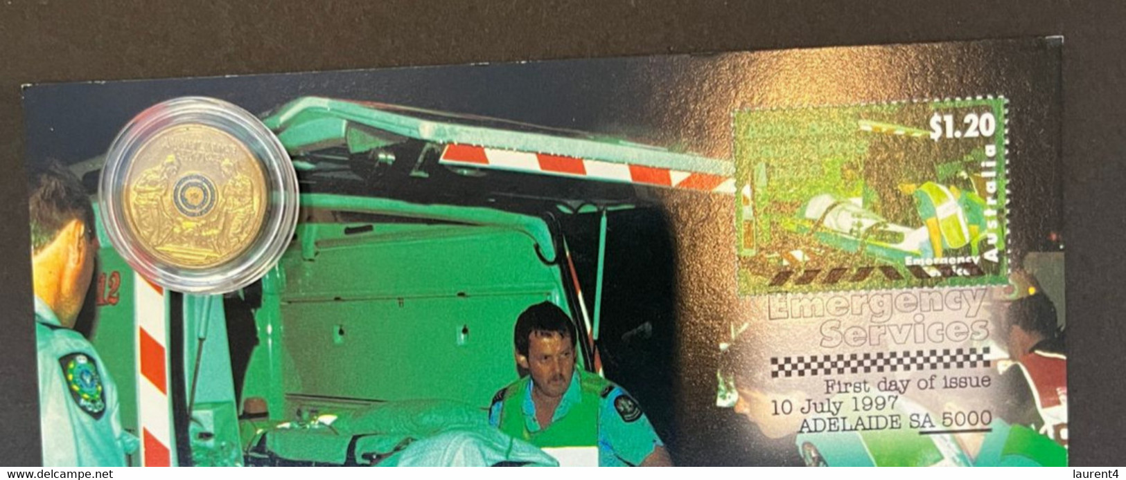 (2 N 19 A) 2021 Australian National Ambulance Coin On Emergency Service Maxicard (10 July 1997) - 2 Dollars