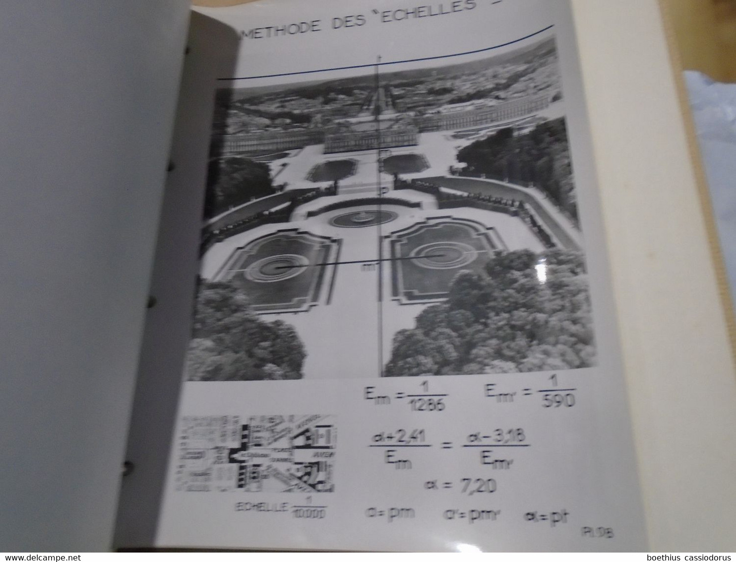 ELEMENTS D'ANALYSE MATHEMATIQUE DES PHOTOGRAPHIES AERIENNES 2e partie planches  CTRE INTERPRETATION PHOTOGRAPHIQUE ARMEE