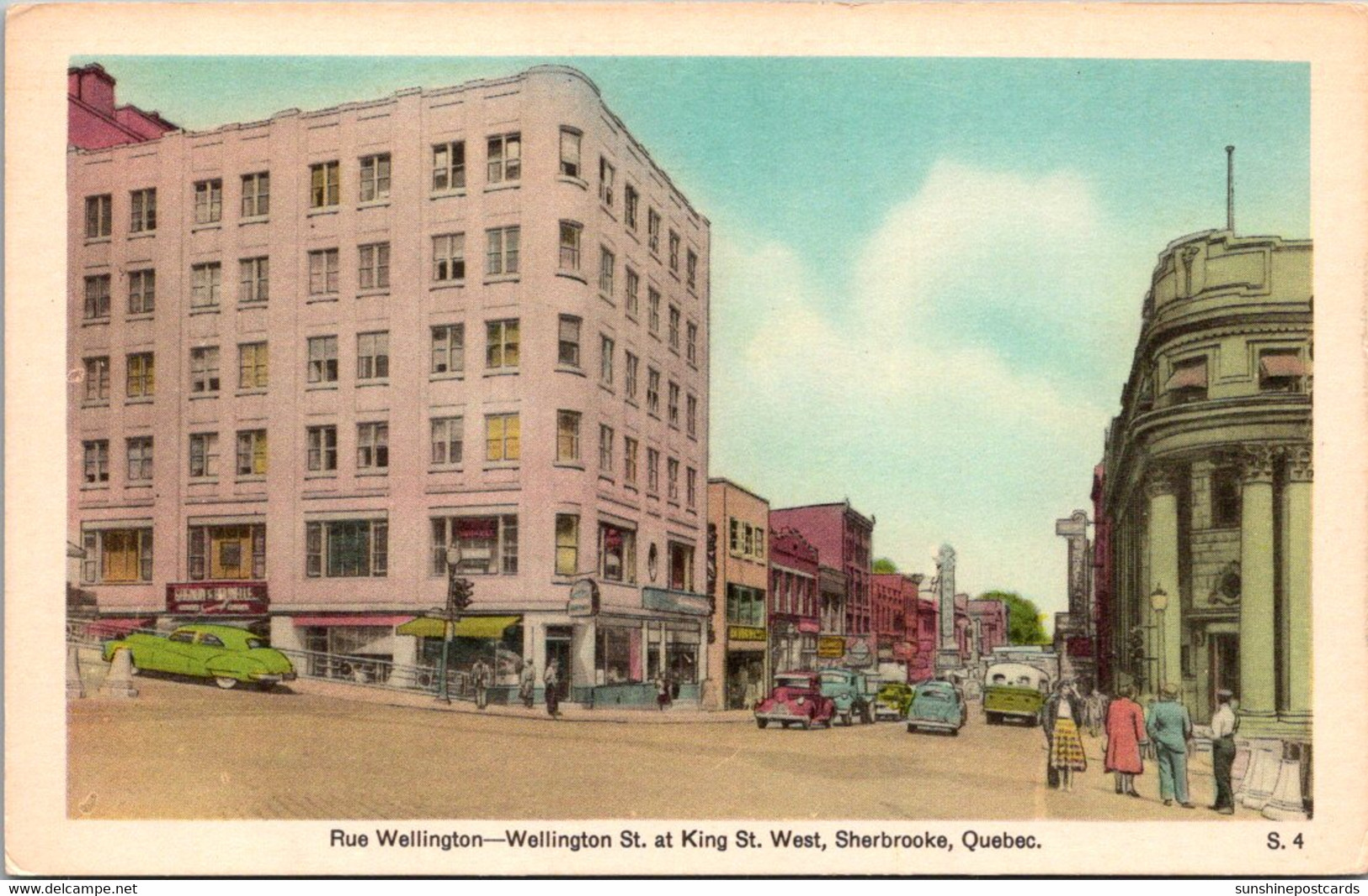 Canada Sherbrooke Rue Wellington Wellington Street At King Street - Sherbrooke