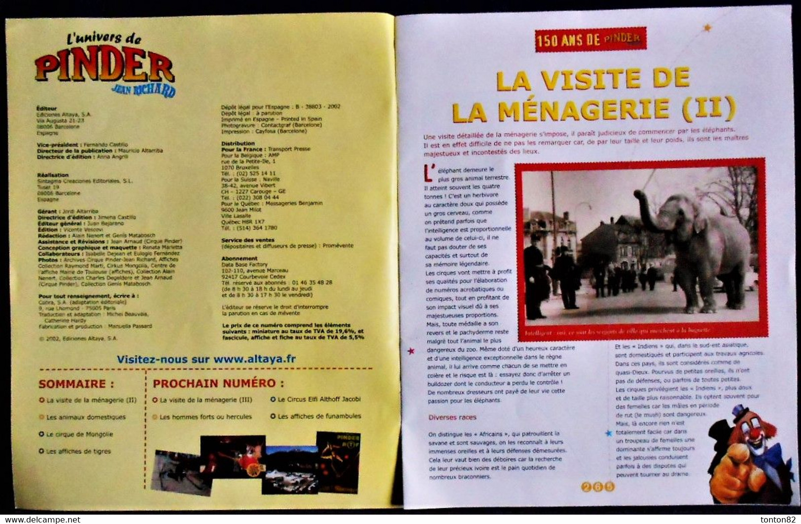 Cirque PINDER - Camion Citerne - Renault Galion .- Plus Un Livret Du Cirque Pinder 14 Pages . - Vrachtwagens, Bus En Werken
