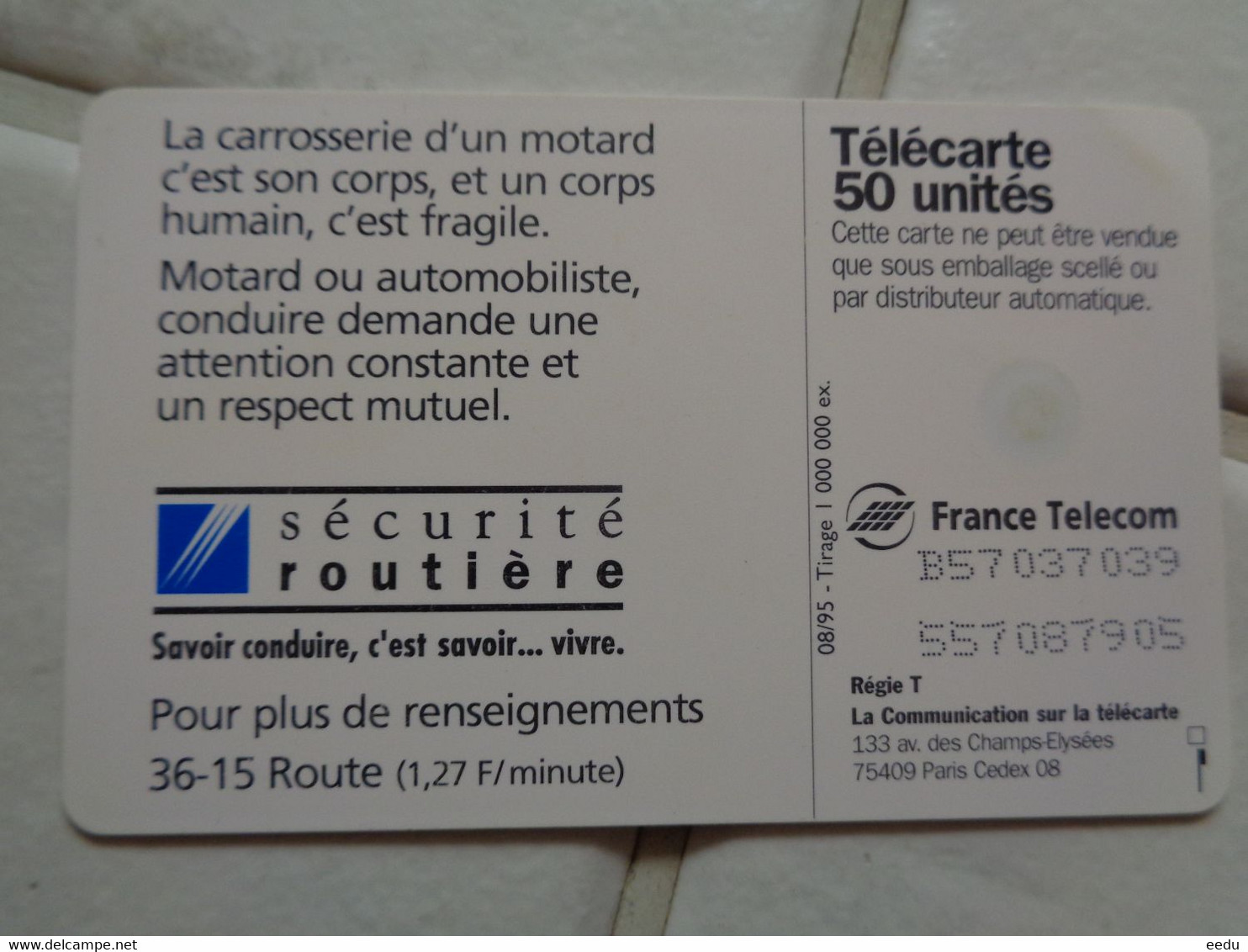 France Phonecard - Motorfietsen