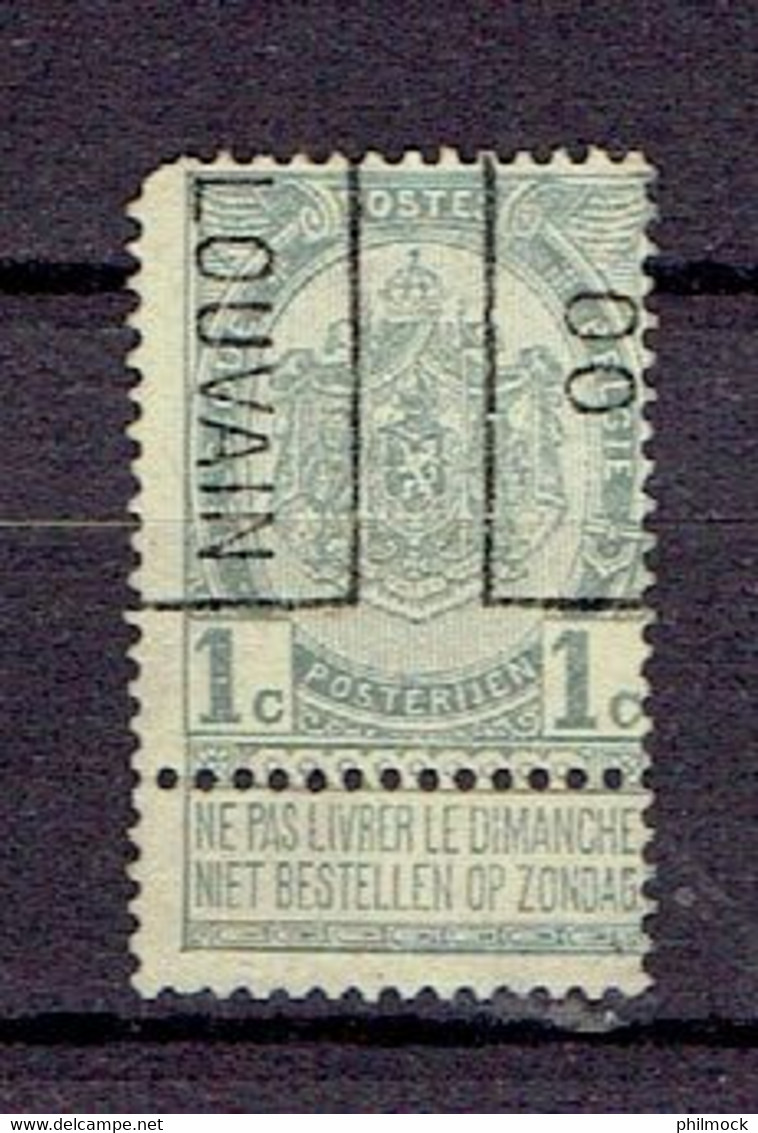 Préo - Voorafgestempelde Zegels 295B - Louvain 1900 Timbre N°53 - Roller Precancels 1894-99