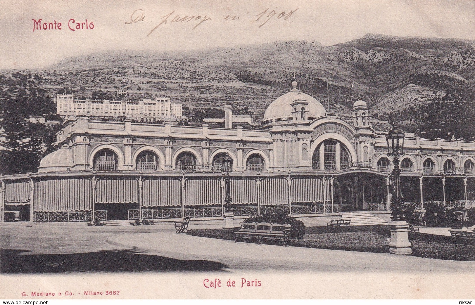 MONACO(CAFE DE PARIS) - Cafes & Restaurants