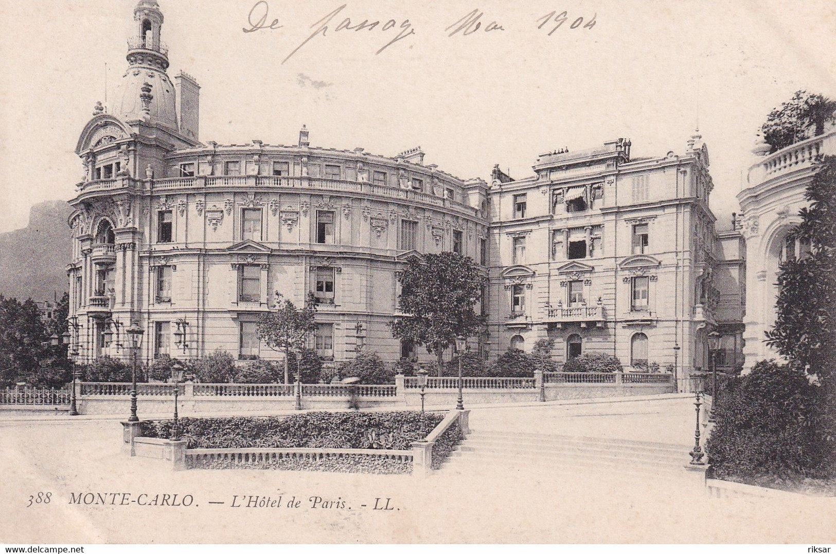 MONACO(HOTEL DE PARIS) - Hoteles