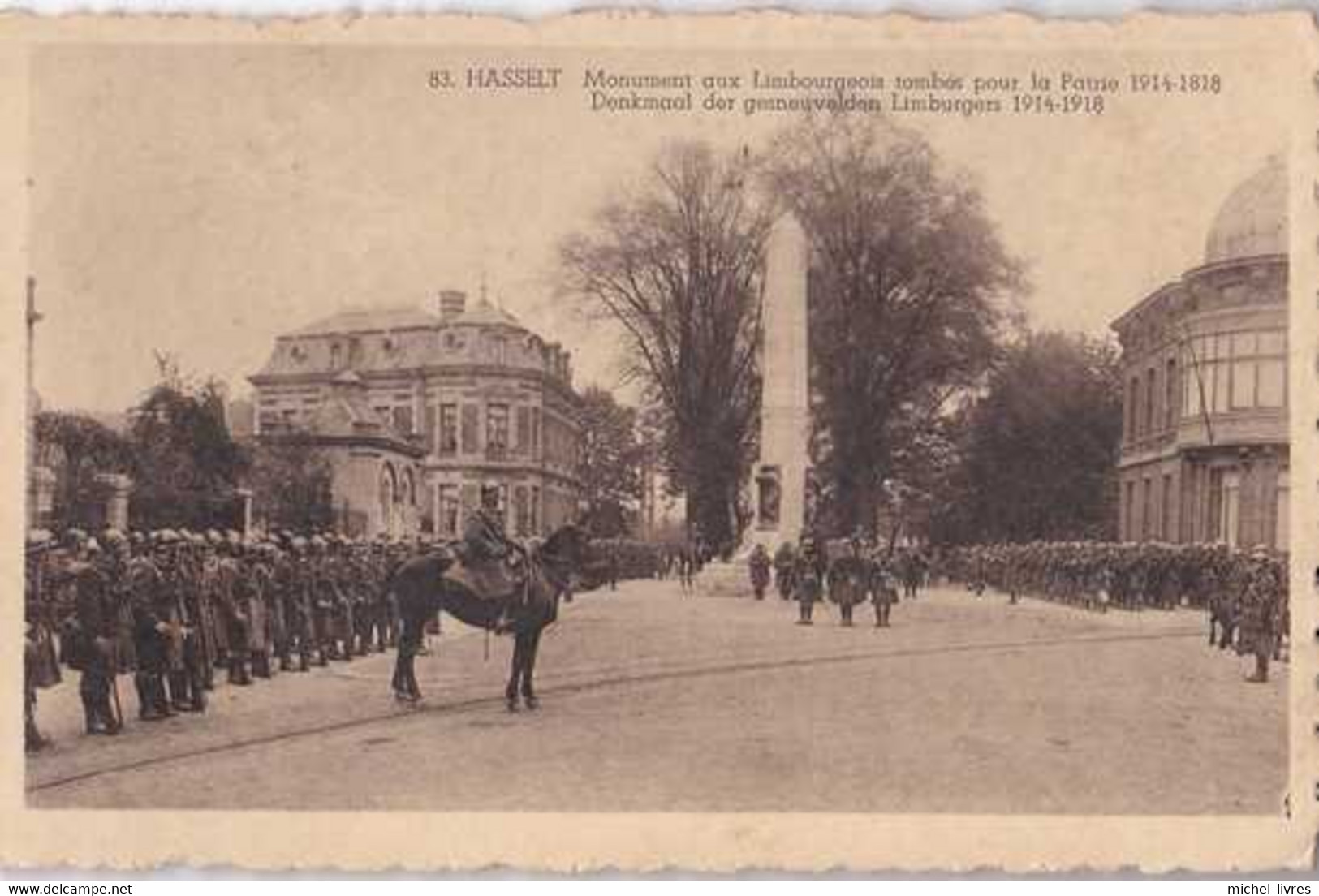 Hasselt - Denkmaal Der Gesneuvelden Limburgers 19-14-1918 - Circulé - Animée - TBE - Hasselt